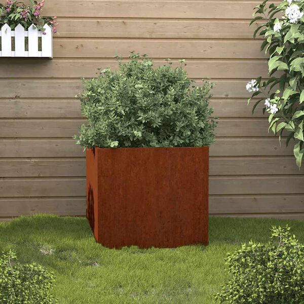 vidaXL Planter 42x40x39 cm Corten Steel