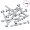 vidaXL Wood Screw 3273 pcs Silver 9.8 x 53 mm Steel