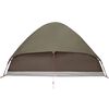 vidaXL Camping Tent Dome 4-Person Brown Waterproof