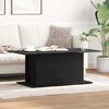 vidaXL Coffee Table Black Oak 102 x 55.5 x 40 cm Engineered Wood
