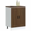 vidaXL Kitchen Base Cabinet Porto Brown Oak Engineered Wood