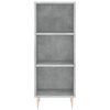 vidaXL Sideboard Concrete Grey 34.5x32.5x90 cm Engineered Wood
