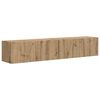 vidaXL TV Wall Cabinet 2 pcs Artisian Oak Engineered Wood
