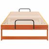vidaXL Bed Frame Brown 80 x 220 cm Solid Pine Wood