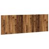 vidaXL Wall Headboard Old Wood 240x1,5x80 cm Engineered Wood