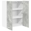 vidaXL Hanging Cabinet Concrete Grey 60 x 31 x 80 cm Engineered Wood