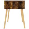 vidaXL Bedside Cabinet Smoked Oak 40x40x56 cm Engineered Wood