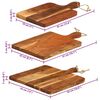 vidaXL Chopping Board 3pcs Solid Wood Acacia