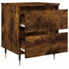 vidaXL Bedside Cabinets 2 pcs Smoked Oak 40x35x50 cm Engineered Wood