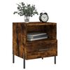 vidaXL Bedside Cabinet Smoked Oak 40x35x47.5 cm Engineered Wood