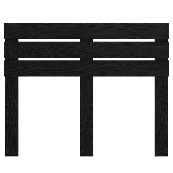 vidaXL Headboard Black Oak 120 cm Engineered wood