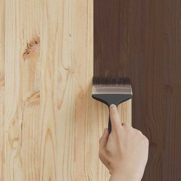 vidaXL Wood Paint Brown 16.5 x 16.5 x 15.9 cm Wall Print