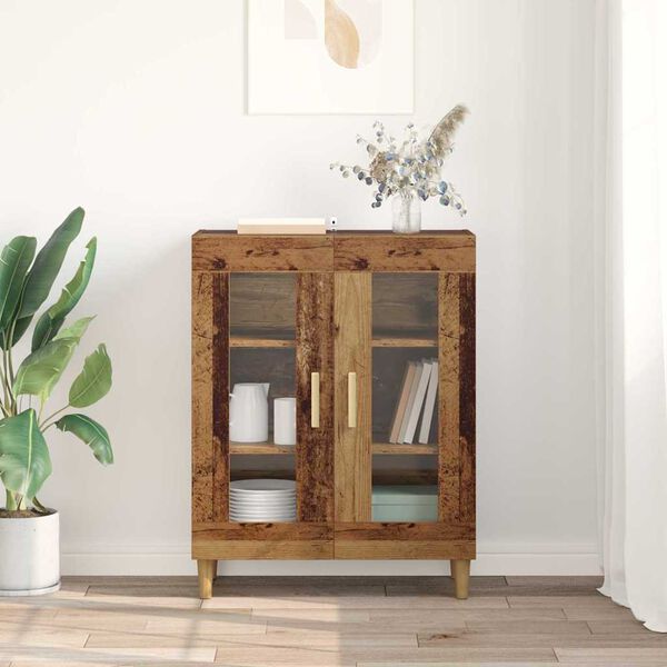 vidaXL Sideboard Old Wood 69.5 x 34 x 90 cm Engineered Wood