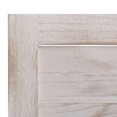 vidaXL 6-Panel Room Divider White 210x165 cm Wood