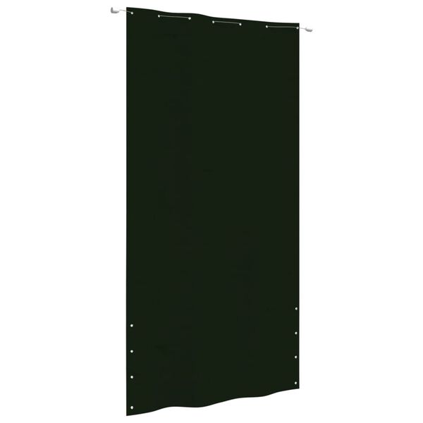 vidaXL Balcony Screen Dark Green 140x240 cm Oxford Fabric