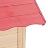 vidaXL Kids Play House Fir Wood Red