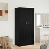 vidaXL Wardrobe Black Oak 82.5 x 51.5 x 180 cm Engineered Wood