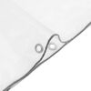 vidaXL Clear Tarpaulin with Eyelets 3x8 m Polyethylene