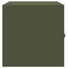 vidaXL Storage Cabinet Olive Green 80 x 40 x 40 cm Steel