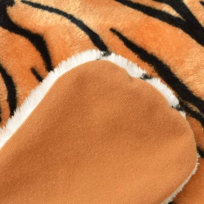 vidaXL Tiger Carpet Plush 144 cm Brown