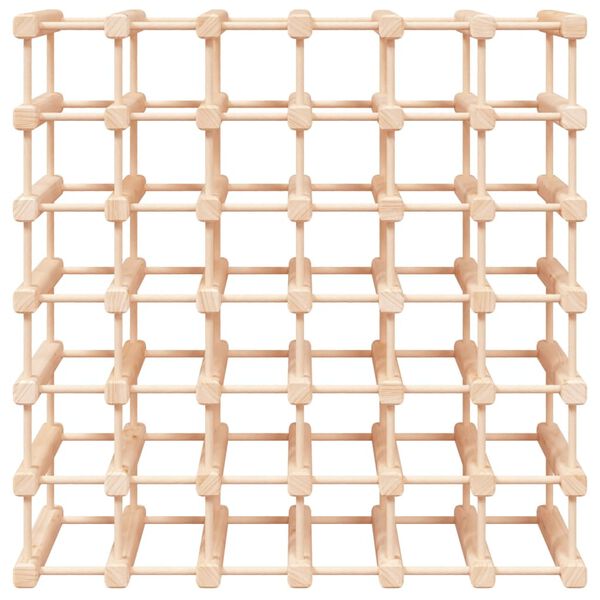 vidaXL Wine Rack for 42 Bottles 68.5x23x68.5 cm Solid Wood Pine