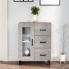 vidaXL Sideboard Concrete Grey 69.5x34x90 cm Engineered Wood
