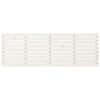 vidaXL Wall Headboard White 186x3x63 cm Solid Wood Pine