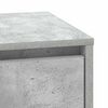 vidaXL Bedside Cabinet Concrete Grey 39 x 34.5 x 50 cm Engineered wood