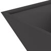 vidaXL Garden Planter Black 40 x 40 x 15 cm Cold-rolled Steel