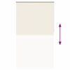 vidaXL Roller Blind Blackout Off White 140x210 cm Fabric Width 136.6 cm Polyester