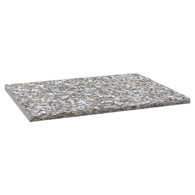 vidaXL Kitchen Countertop Grey with Granite Texture 80x60x2.8 cm Chipboard