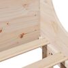 vidaXL Bed Frame without Mattress 160x200 cm Solid Wood Pine