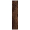 vidaXL Wall Shelf Smoked Oak 90x16x78 cm Engineered Wood