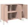 vidaXL Sideboard Pink 100.5x39x79 cm Steel