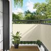 vidaXL Balcony Screen Cream 100 x 1000 cm Oxford Fabric