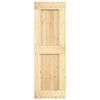 vidaXL Sliding Door with Hardware Set 70x210 cm Solid Wood Pine