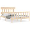 vidaXL Bed Frame without Mattress 120x200 cm Solid Wood Pine