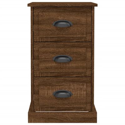 vidaXL Bedside Cabinet Brown Oak 39x39x67 cm Engineered Wood