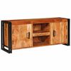 vidaXL TV Cabinet with Shelf Brown 120 x 33 x 50 cm Solid acacia wood
