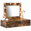 vidaXL Dressing Table Brown 83 x 40 x 70 cm Engineered Wood