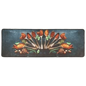 vidaXL Kitchen Rug Multicolour 60x180 cm Washable