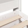 vidaXL Bed Frame without Mattress White 120x200 cm Solid Wood Pine