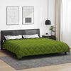 vidaXL Winter Duvet Green and Anthracite 220 x 240 cm Microfiber