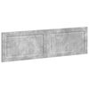 vidaXL Wall-Mounted Headboard UTRECHT Concrete Grey Engineered Wood