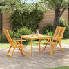 vidaXL Garden Dining Set 7 pcs Brown Solid acacia wood