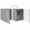 vidaXL TV Wall Cabinet Grey Sonoma 30 x 31 x 40 cm Engineered Wood