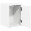 vidaXL Garage Wall Cabinets 2 pcs White Engineered Wood