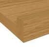vidaXL Wall Shelf 2 pcs Beige 100 x 9 x 3 cm Engineered Wood