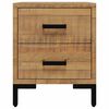 vidaXL Bedside Cabinets 2 pcs 36x30x45 cm Solid Wood Pine