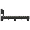 vidaXL Bed Frame without Mattress Black 135x190 cm Double
